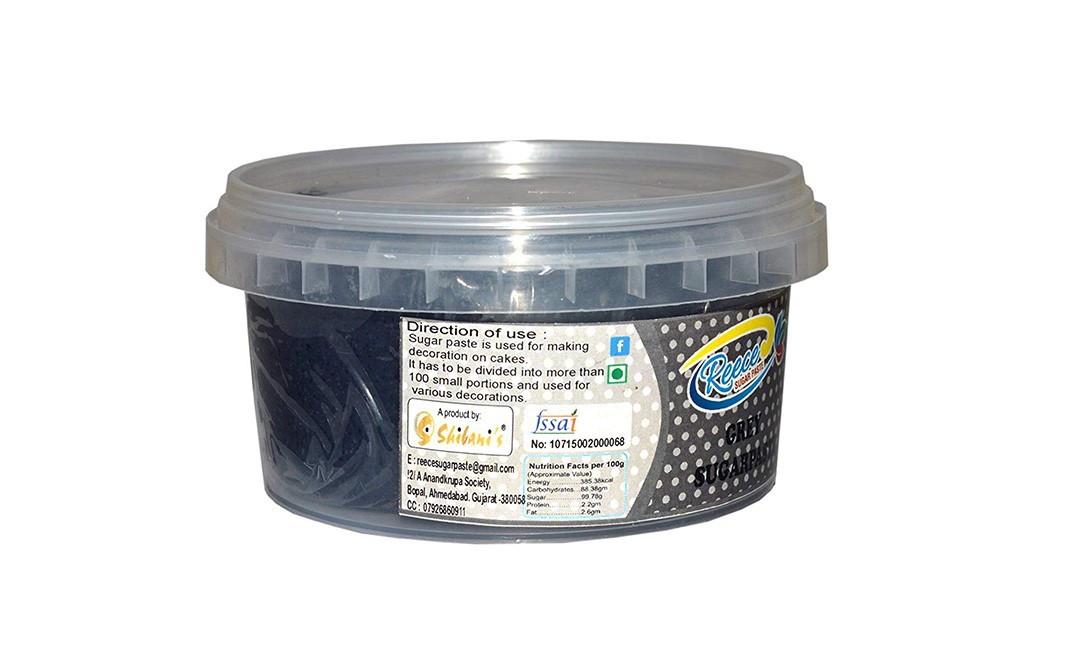 Reece Grey SugarPaste    Tub  250 grams